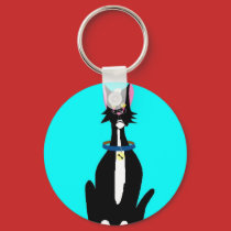 Old Pussy Keychain