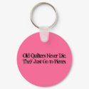 Old Quilters Keychain by RickDouglas Old Quilters Keychain
