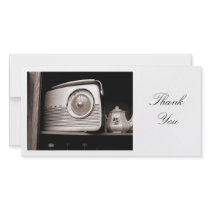 Old Radio - Thank You photo cards