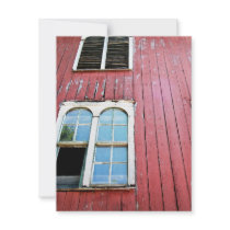Old Red Barn Custom Invitations