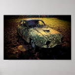 Old Renault Dauphine Poster posters