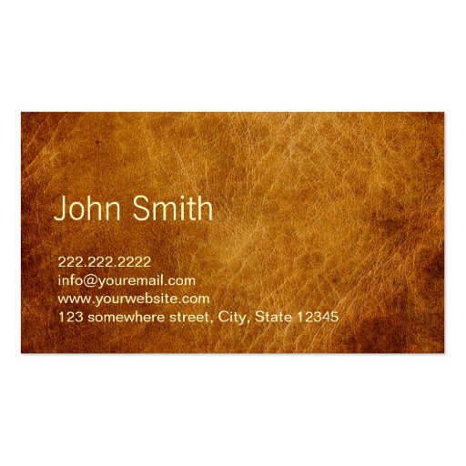 Old Ripped Paper Artist Business Card (back side)