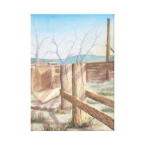 Old Rodeo Grounds Gallery Wrapped Canvas