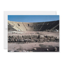 Old Roman amphitheater, Caesaria, Israel Invite