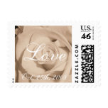 old rose love stamp
