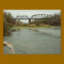 OLD RR Bridge Fayette County Texas posters
