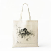 Old ruined house in Russia bags by Linandara Old ruined house in Russia bags