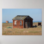 Old Rusted Shack Hut Cabinet Poster