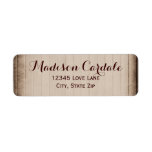 Old Rustic Barn Wood Country Return Address Labels