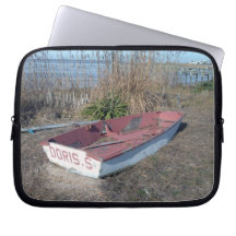 Old Rustic Row Boat Laptop Computer Sleeve