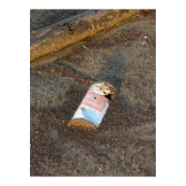 Old Rusty Beer Can along the Mississippi River posters