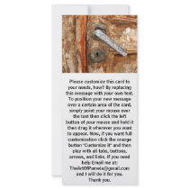 Old Rusty Door Rack Card