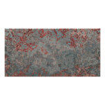 Old Rusty Metal Textured Custom Photo Card