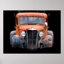 Old RustyTow Truck Print