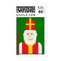 Old Saint Nick postage by Clarence_Jones Old Saint Nick postage