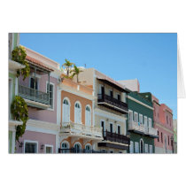 Old San Juan Puerto Rico Greeting Card