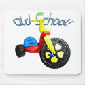 Old School, Big Wheel Mouse Pad mousepads by ezcat1 Old School, Big Wheel Mouse Pad mousepads