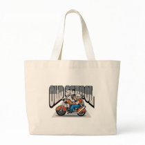 Old School Biker Canvas Bags