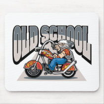 Old School Biker Mouse Mat