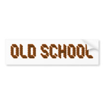 Old School bumper stickers by worldsfair Old School bumper stickers