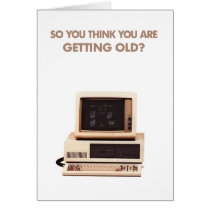 old school card birthday card 2 cards