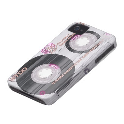 Old school cassette tape Case-Mate iPhone 4 cases