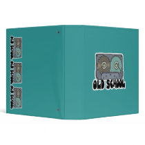 old school cassette tape notebook binders