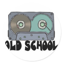 old school cassette tape stickers