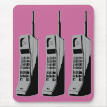 Old School Cell Phones Mouse Pads
