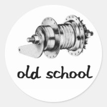 Old School Coaster Hub Sticker