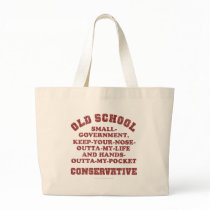 Old School Conservative Canvas Bag