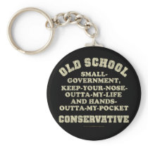Old School Conservative Key Chain