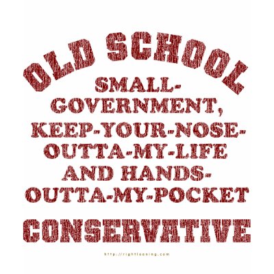 Old School Conservative Tshirt
