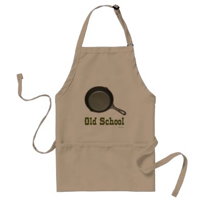 Old School Cook Apron by clarachandler