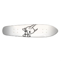 OLD SCHOOL DEMON SKULL SKATEBOARD