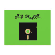 Old School Diskette postcards