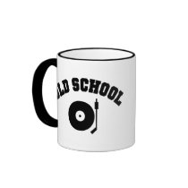 Old School DJ Record Player Mug by InsideOut_Tees Old School DJ Record Player Mug