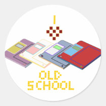 old school floppy stickers