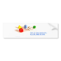 Old School Gamer • Bumper Sticker bumper stickers by twrfCreative Old School Gamer • Bumper Sticker bumper stickers