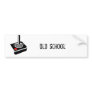 Old School Gamer Bumper Sticker