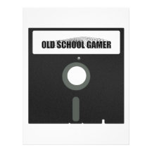 Old School Gamer Personalized Letterhead