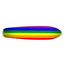old school gay pride board skate board