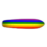old school gay pride board skate board
