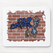 old school graffiti  design mousepads
