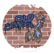 old school graffiti  design  stickers