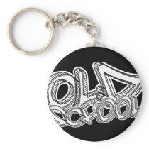 old school, vintage, retro, graffiti, keychain, urban, hip-hop, urban trend, street, funny, pimp, style, rap, design, graphic art, Keychain with custom graphic design