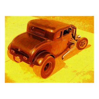 Old school Hot Rod print