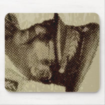 OLD SCHOOL MARSHAL TITO mousepads