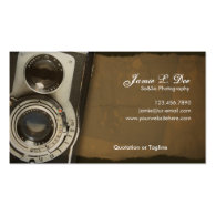 Old School Photography Business Card