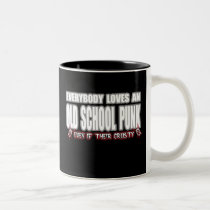 OLD SCHOOL PUNK ROCK guy girl crusty punks mugs